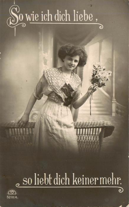 Foto RKL Nr. Nr. 5218/4 Frau So wie ich dich liebe