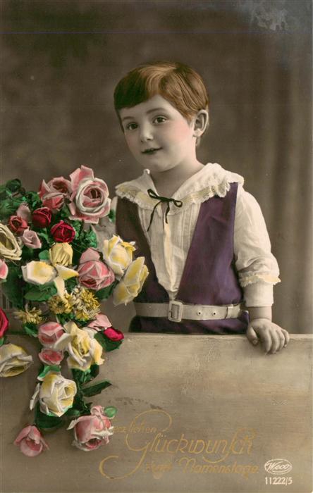 Foto Weco Nr. Nr. 11222/5 Glueckwunsch Namentag Kind