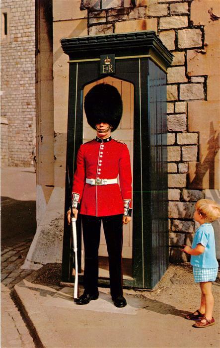 Leibgarde Wache Life Guards Coldstream Guard on Sentry Duty