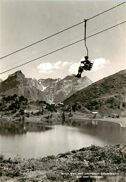 Sessellift Chairlift Telesiege Jochpass Truebsee