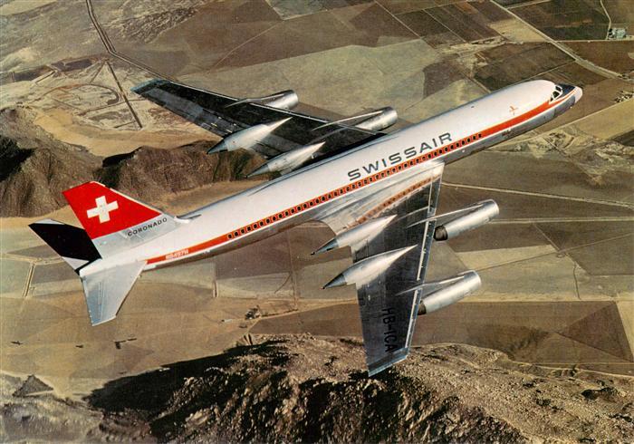 Flugzeuge Zivil Swissair Coronado