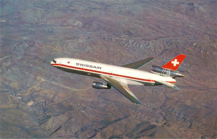 Flugzeuge Zivil Swissair McDonnell-Douglas DC-10-30