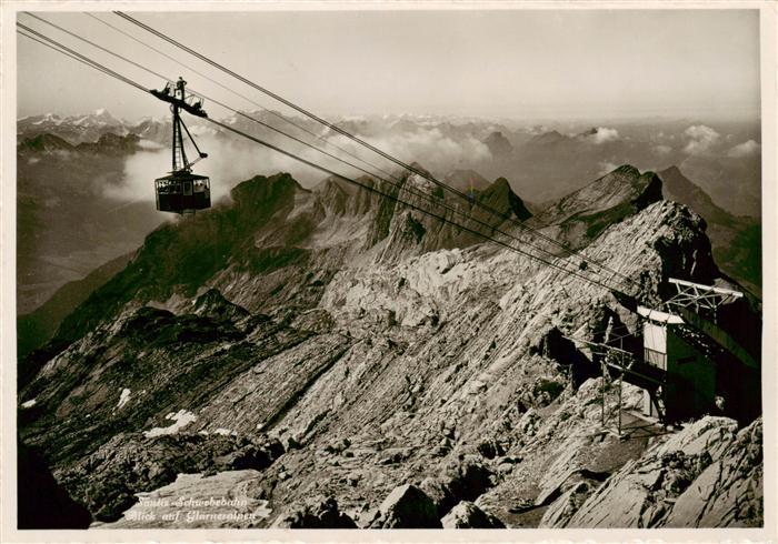 Seilbahn Cable-Car Telepherique Saentis Schwebebahn Glarneralpen