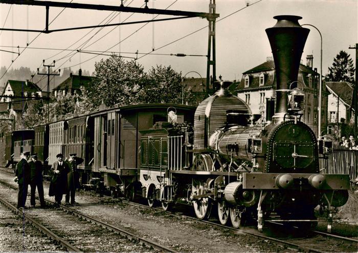 Eisenbahn Railway Chemin de Fer 100 Jahre Schweizer Eisenbahn  Spanisch-Broetli-