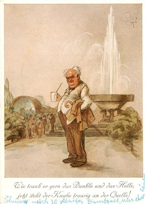 Geilfus H. Kuenstlerkarte Nr. 2313 Wie trank er das Dunkle und das Helle Knabe t