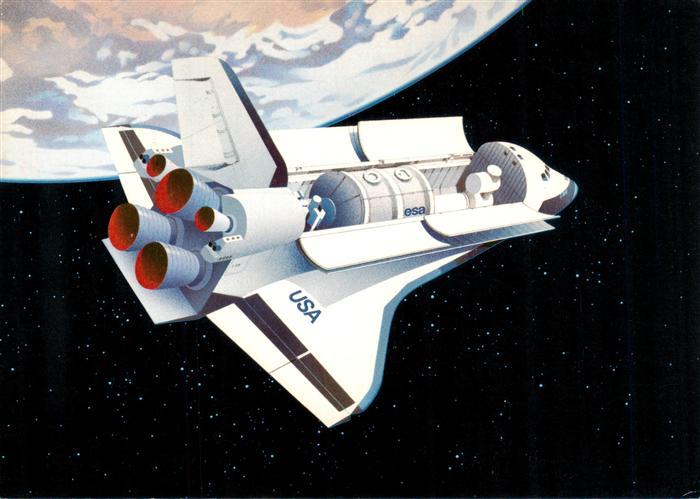Raumfahrt Space Spatial PTT Bildpostkarte