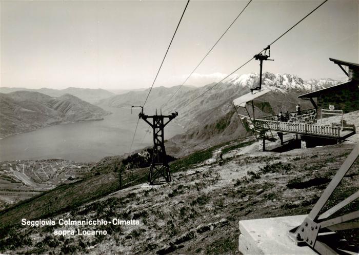 Sessellift Chairlift Telesiege Seggiovia Colmanicchio Cimetta