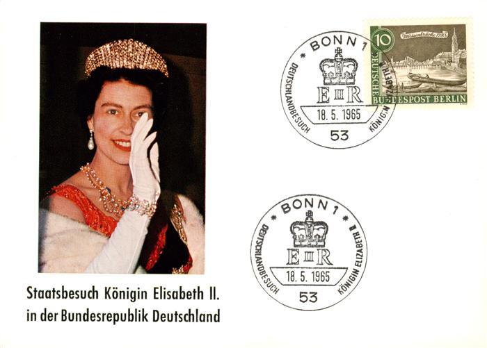 Elisabeth II Staatsbesuch Bundesrepublick Deutschland