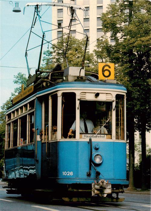 Strassenbahn Tramway-- Zuerich Motorwagen Be 2/2 Nr. 1026