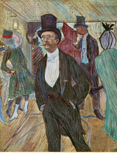 Toulouse-Lautrec Henri de Kuenstlerkarte Musee d Art de Sao-Paulo