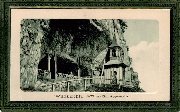 Wildkirchli Weissbad IR Ansicht