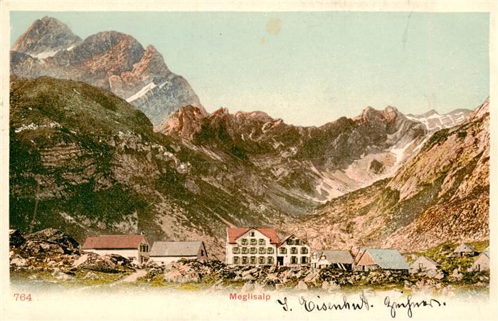 Meglisalp 1520m Altmann AR Panorama