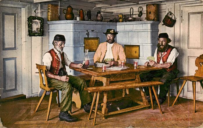 Appenzell IR Stammtisch im Wirtshaus