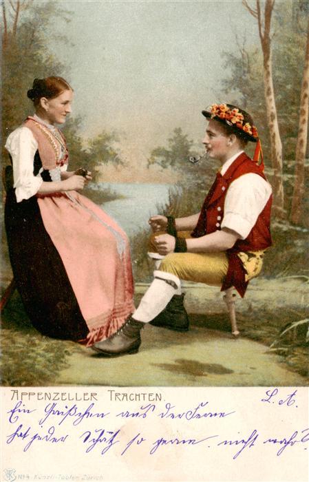 Appenzell IR Appenzeller Trachtenpaar