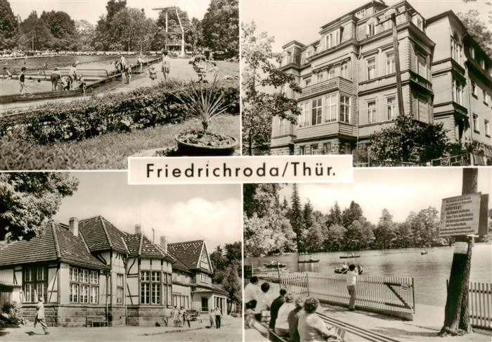 Friedrichroda Schwimmbad Haus Waldfrieden Bahnhof Reinhardsbrunn Gondelteich im