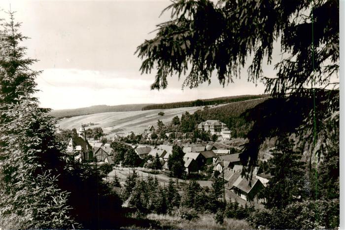 Trautenstein Harz Blick auf das Kinderkurheim Harzland
