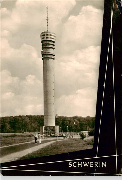 Schwerin  Mecklenburg Fernsehturm Zippendorf