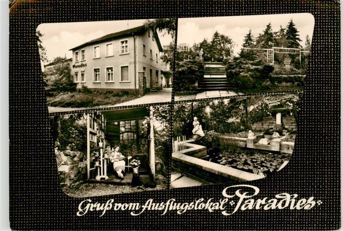 Bernburg Saale Ausflugslokal Paradies Maerchengarten
