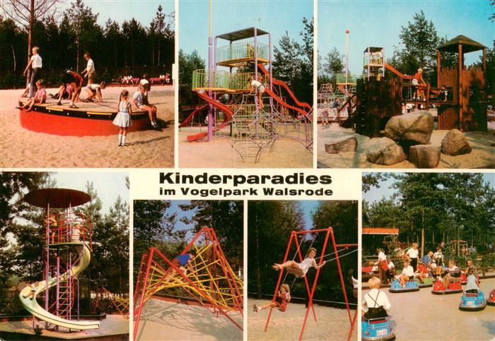 Walsrode Lueneburger Heide Kinderparadies im Vogelpark Walsrode Teilansichten