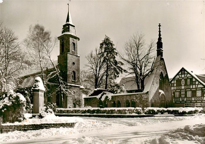 Herrenalb Bad Herrenalb Paradies Kirche Fachwerkhaus