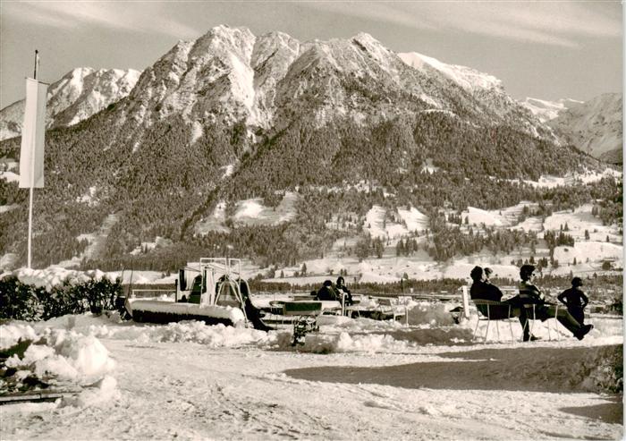 Oberstdorf Hotel Panorama Cafe Restaurant Terrasse