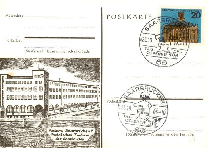 SAARBRueCKEN Saarland Postamt Postalisches Zentrum
