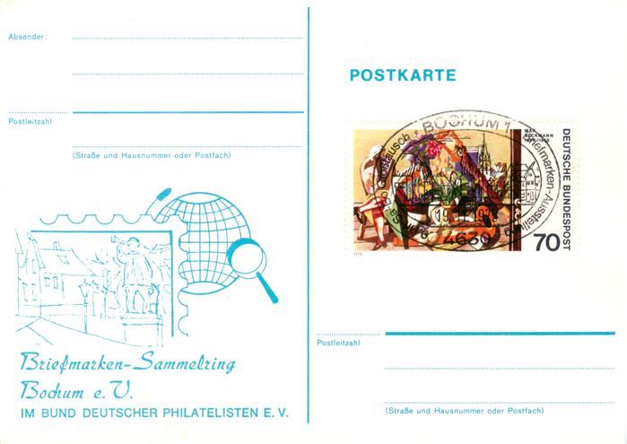 BOCHUM  CITY Briefmarken Sammelring Bochum