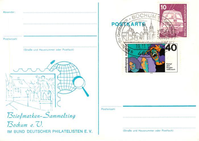 BOCHUM  CITY Briefmarken Sammelring Bochum