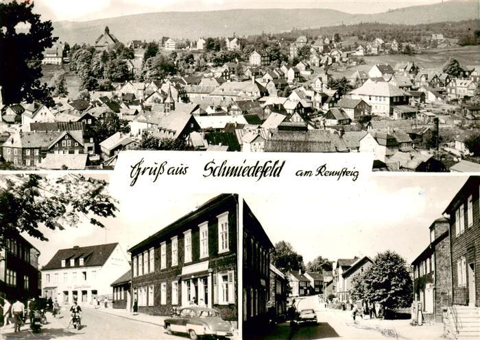 Schmiedefeld Rennsteig Panorama Ortspartien