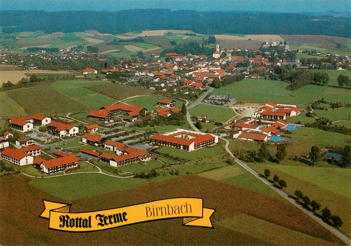 Birnbach Rottal Fliegeraufnahme mit Rottal Terme