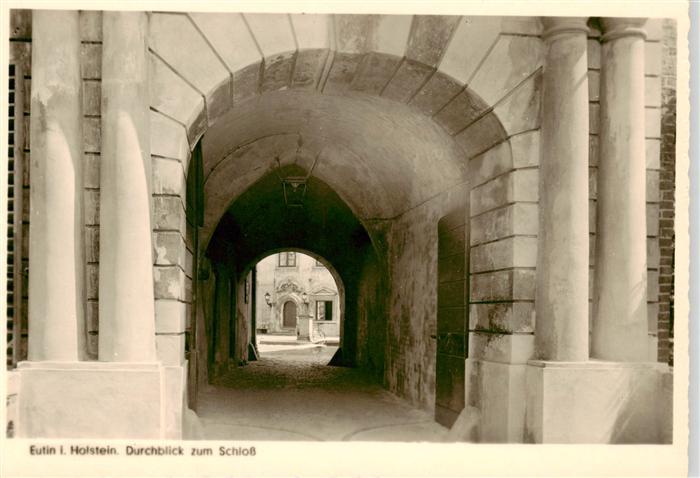 Eutin Schleswig-Holstein im Hofstein Durchblick zum Schloss