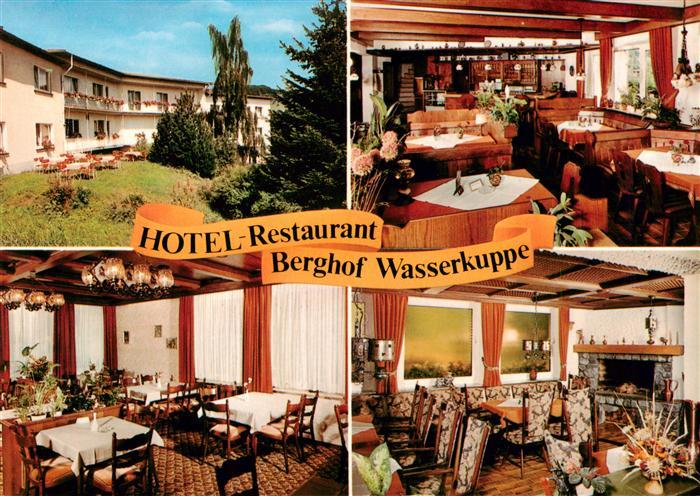 Gersfeld Rhoen Hotel Restaurant Berghof Wasserkuppe Gastraeume