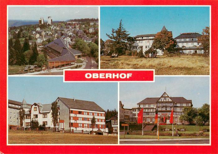 Oberhof  Thueringen Interhotel Panorama FDBG Erholungsheim Glueckauf FDBG Erholu