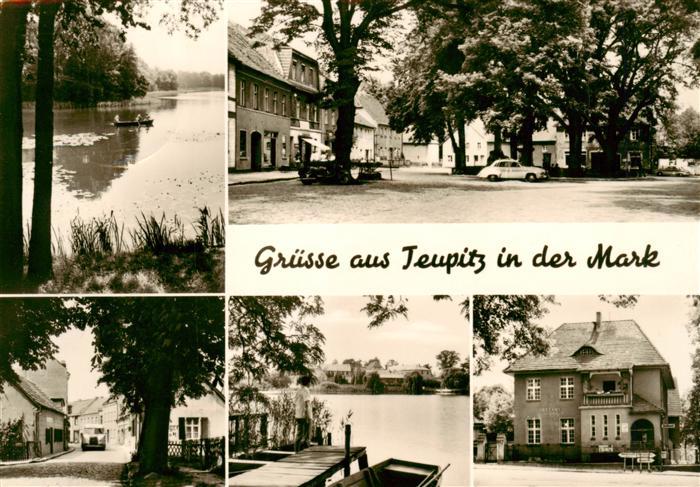 Teupitz Spreepartie Marktplatz Gasthaus Ortspartie