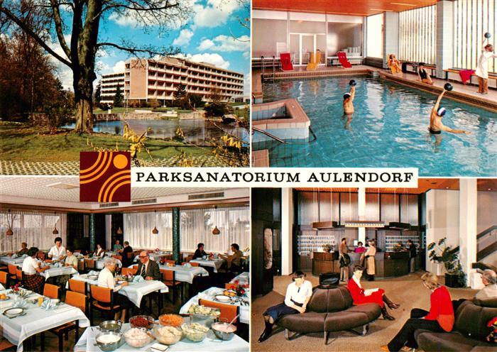 Aulendorf Parksanatorium Aulendorf Hallenbad Speisesaal Rezeption