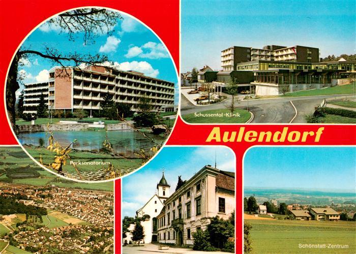 Aulendorf Parksanatorium Schussental Klinik Fliegeraufnahme Schoenstatt Zentrum