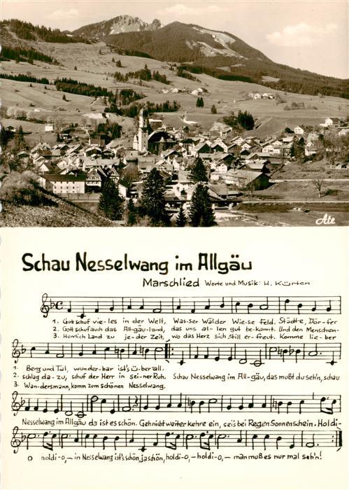 Nesselwang Allgaeu Bayern Panorama