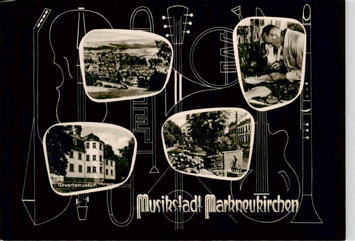 Markneukirchen Panorama Gewerbemuseum Thaelmann Platz Geigenbauer