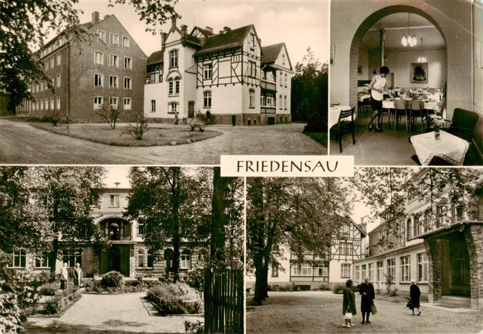 Friedensau Erholungsheim und Altersheim Villa Speisesaal