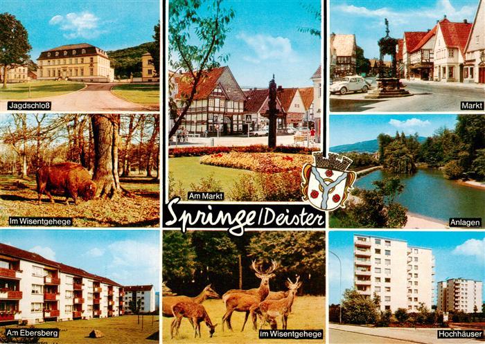 Springe Deister Jagdschloss Wisentgehege Markt Anlagen Ebersberg Hochhaeuser