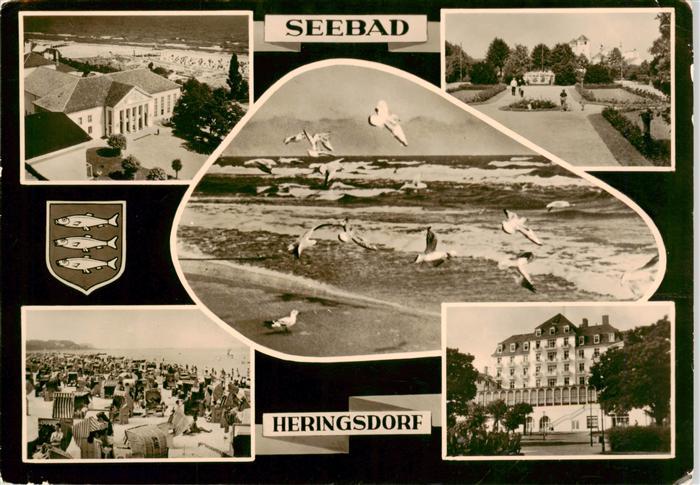 Heringsdorf  Ostseebad Usedom Strandpartien Park Schloss