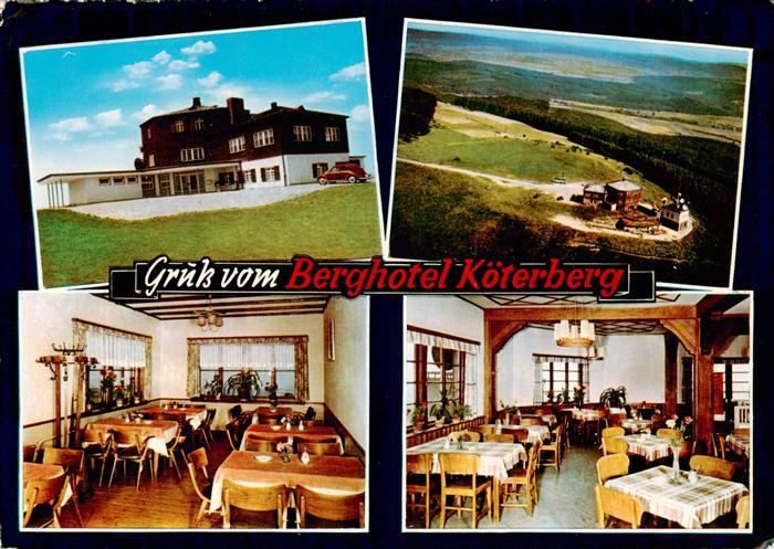 Koeterberg Luegde Weserbergland Berghotel und Gaststaette Koeterberg Gastraeume