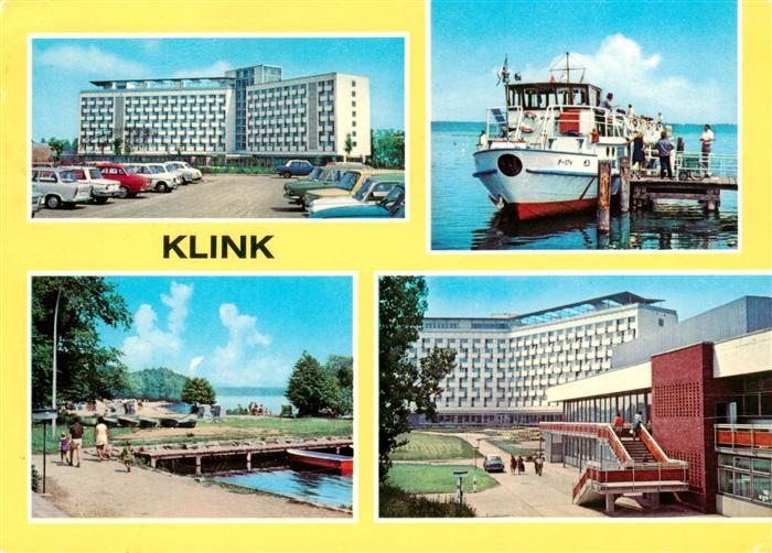 Klink Waren FDGB Erholungsheim Herbert Warnke MS Fontane am Mueritzhafen Erholun
