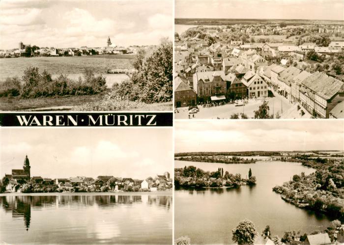 Waren Mueritz Teilansichten Mueritzpartien