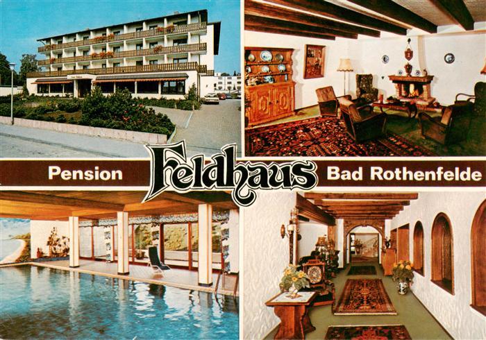 Bad Rothenfelde Pension Feldhaus Kaminzimmer Hallenbad Flur