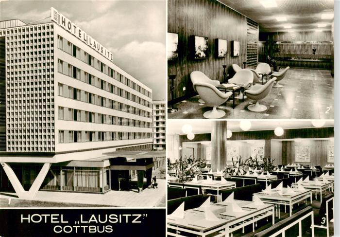 Cottbus Hotel Lausitz Empfangshalle Hotelrestaurant