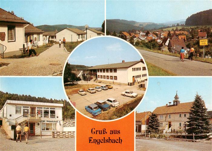 Engelsbach Leinatal Thueringen Bungalows der Urlaubersiedlung Teilansicht Hauptg