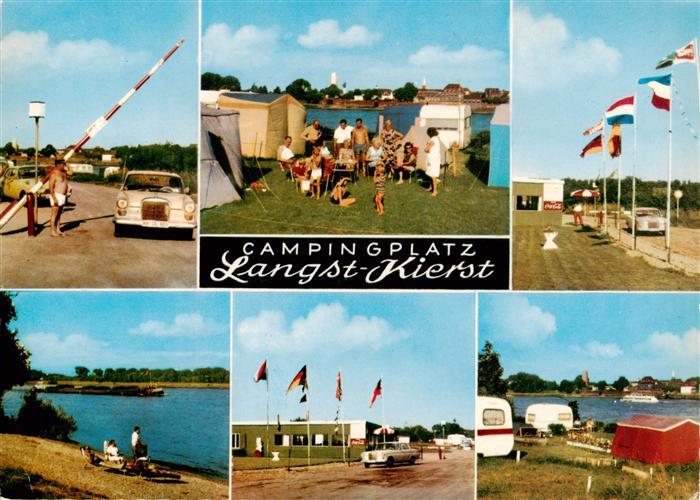 Langst-Kierst Campingplatz Eingang Badesee Teilansichten
