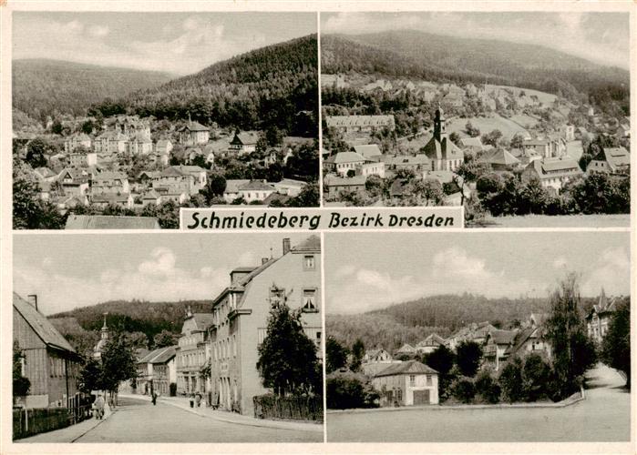 Schmiedeberg  Dippoldiswalde Fliegeraufnahmen Ortsansichten