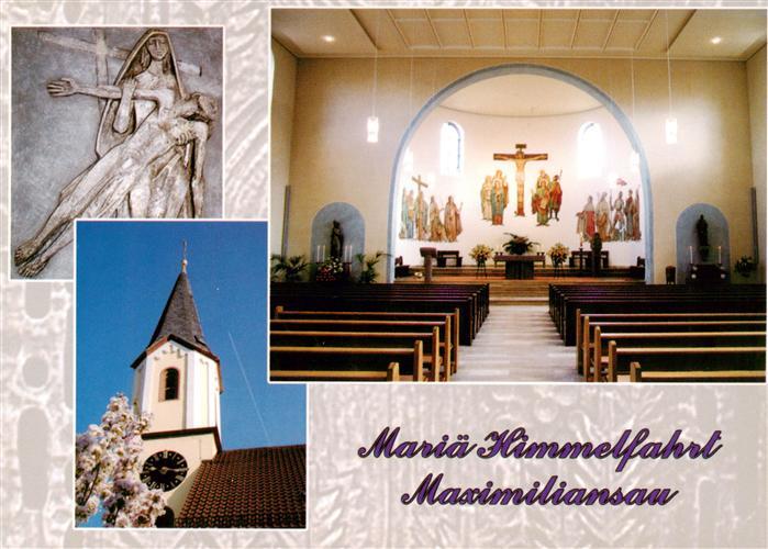 Maximiliansau Woerth am Rhein Kirche Inneres